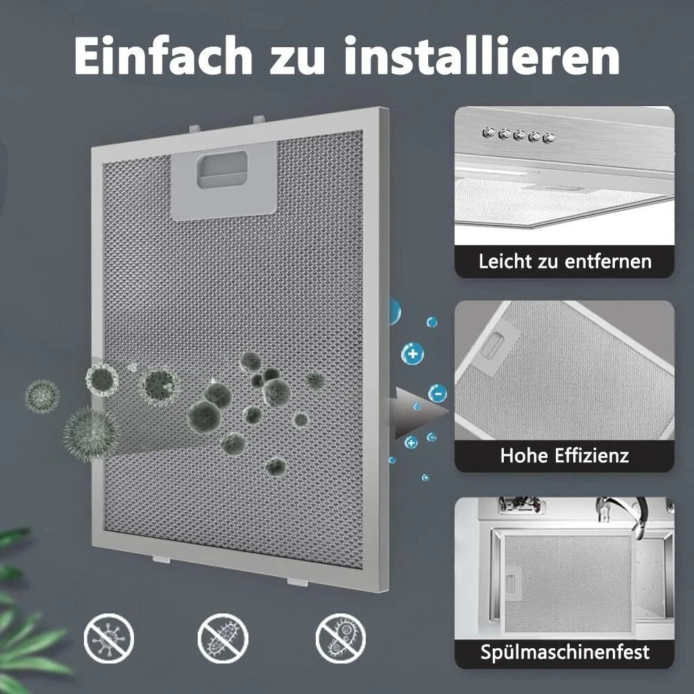TopStrong 60cm Under-Cabinet Extractor Hood | LED | Recirculating | White or Black | EU
