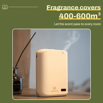 NAMSTE 600m³ Bluetooth Aroma Diffuser – Flat Lay Wall Hanging Fragrance Diffuser for Home & Office