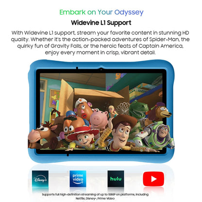 Blackview Oscal Pad 60 Kids Tablet – Android 15, 4GB+128GB, 10.1", WiFi, Blue & Pink
