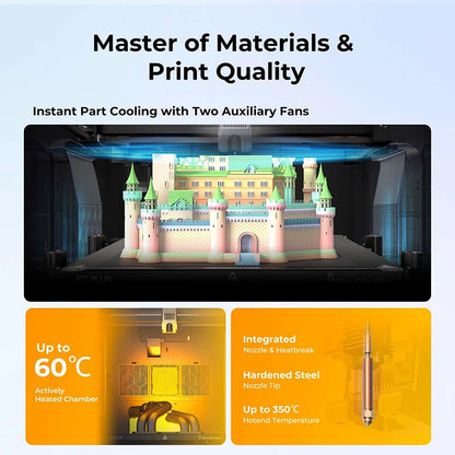 Creality K2 Plus Combo 3D Printer – Multi-Color, CFS, 600mm/s, Auto Leveling