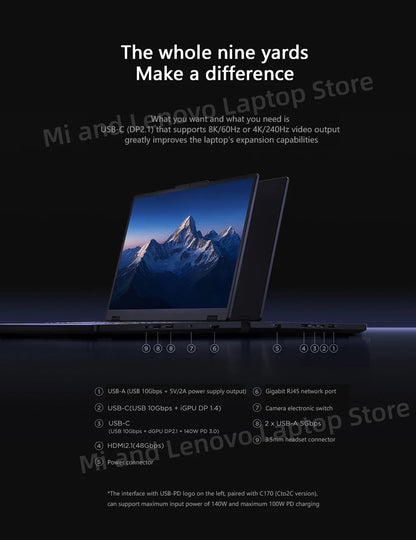 Lenovo Legion Y7000P 2025 Gaming Laptop – i9-14900HX / RTX 5060 / RTX 5070, 16GB/32GB DDR5, 1TB SSD, 16" 2.5K 240Hz