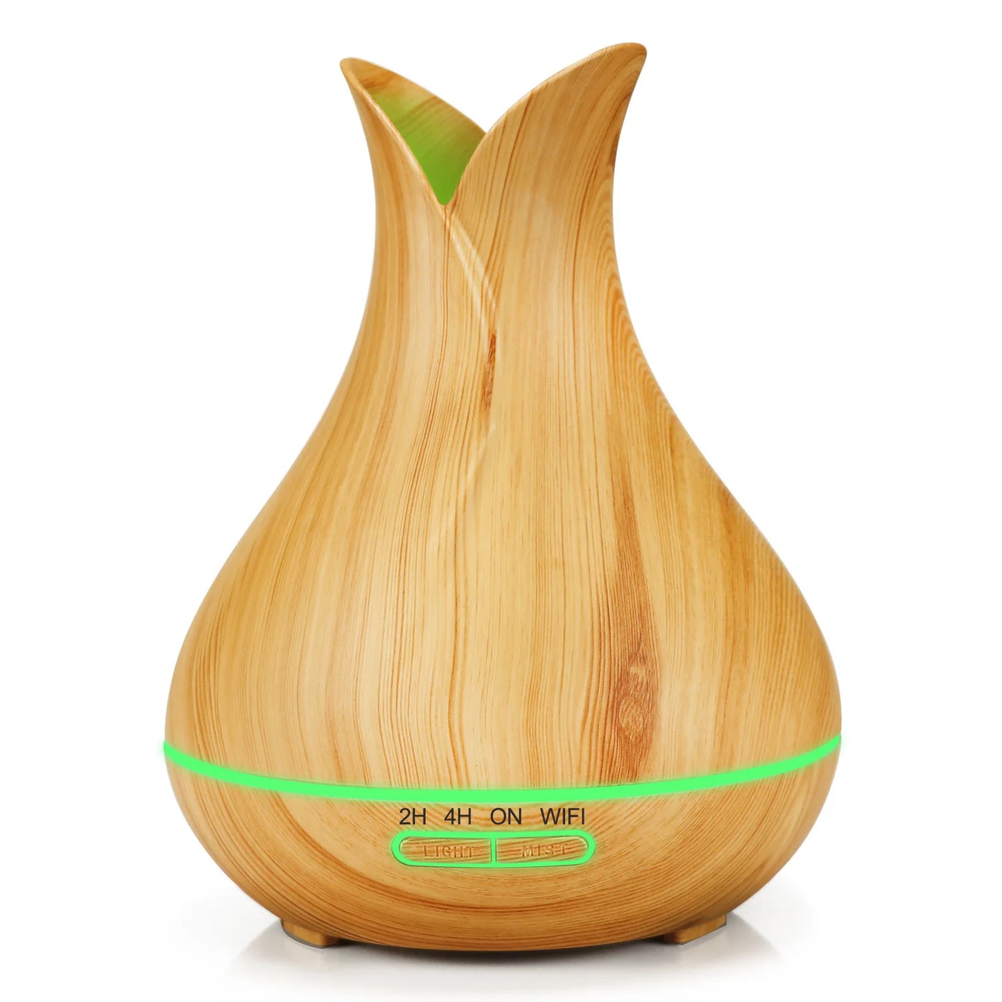 WiFi Smart Air Humidifier & Aroma Diffuser 400ml – Essential Oil, Wood Ball Design