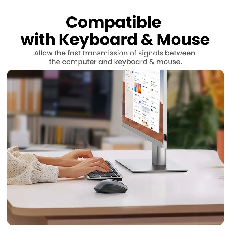 UGREEN USB Bluetooth 5.4 / 6.0 Adapter | Dongle for PC | Keyboard, Mouse & Speaker Support | Model 45134
