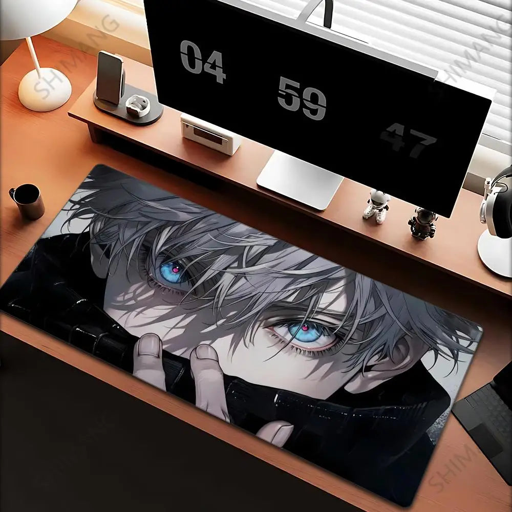 Jujutsu Kaisen Gojo Satoru Large Gaming Mouse Pad — Anime Desk Mat, Multiple Sizes