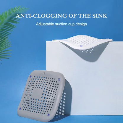 Silicone Sink & Drain Hair Catcher | Shower & Bathtub Filter Screen