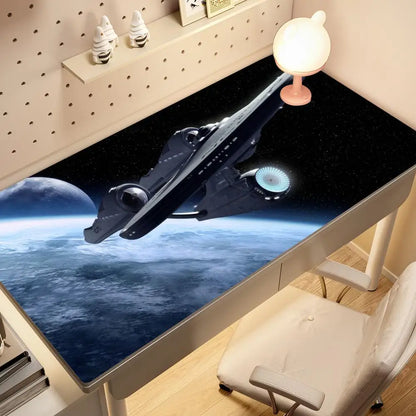 XXL Gaming Mouse Pad – Sci-Fi Space Design, Non-Slip Rubber Base