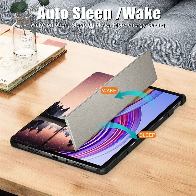 Magnetic Folding Stand Tablet Case for Xiaomi Poco Pad 12.1 / Redmi Pad Pro 2024