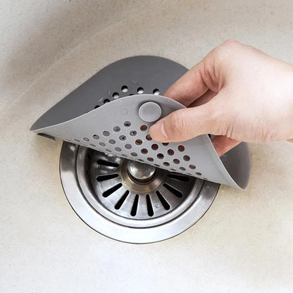 Silicone Sink & Drain Hair Catcher | Shower & Bathtub Filter Screen