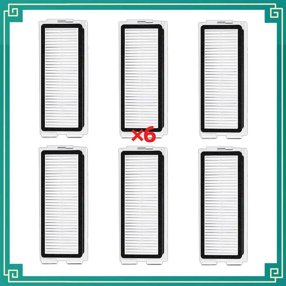 JONR P20 PRO / T5 Pro Robot Vacuum Replacement Parts | Main Brush, Side Brush, HEPA Filter, Mop Cloth