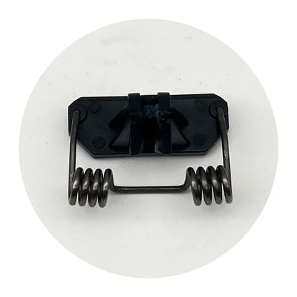 Kemei KM-2296 professional hair clipper replacement spring and plastic parts for hair cutting tools.