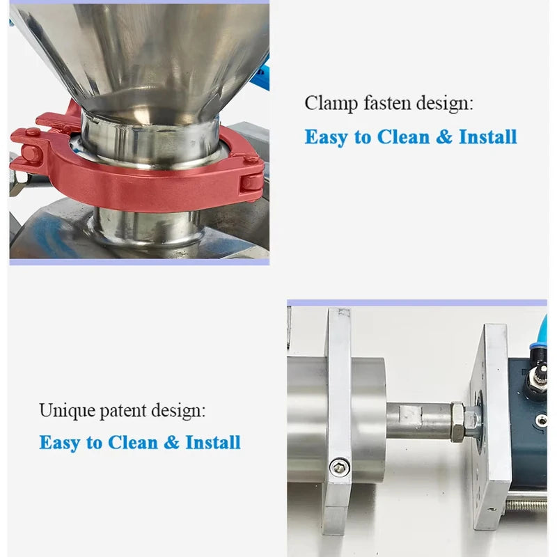 Pneumatic Paste & Liquid Filling Machine – Adjustable Cream Filler with 30L Hopper