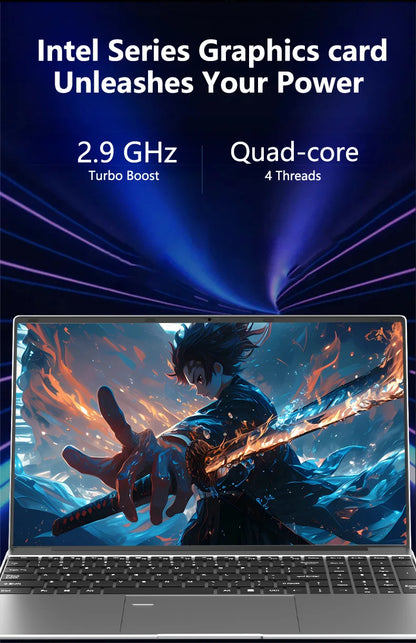 LENO 15.6" Laptop | Intel Pentium | 16–32GB RAM | Up to 2TB SSD | Windows 11 Pro | FHD Display | Office & Study
