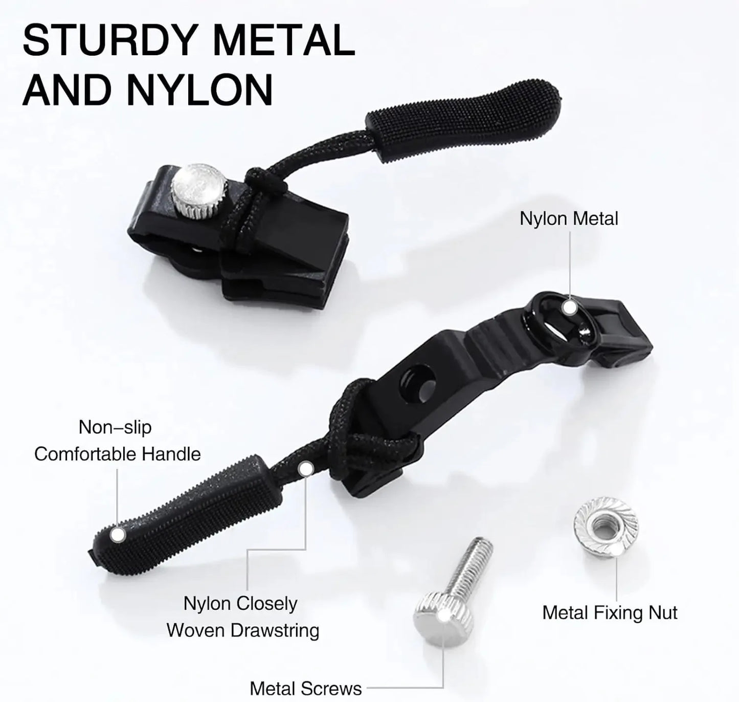 Universal Zipper Repair Kit – Instant Replacement Slider & Pull