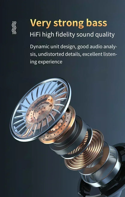 M10 Wireless Bluetooth TWS Sport Earbuds - Waterproof Music Headset for iPhone, Huawei, OPPO, Xiaomi
