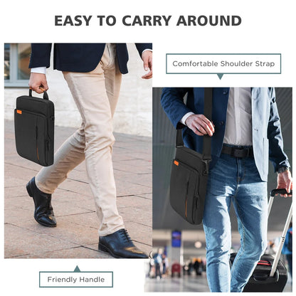 NIDOO Laptop Bag Sleeve – MacBook Air/Pro 13 M1, iPad Pro 12.9, Waterproof Shoulder Briefcase
