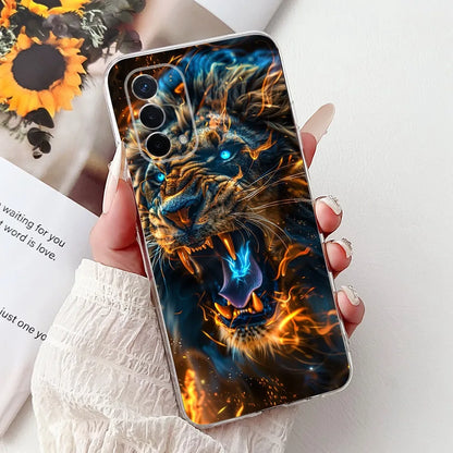 Luxury Painted Soft Silicone Case for Oppo A74 5G – Shockproof Back Cover