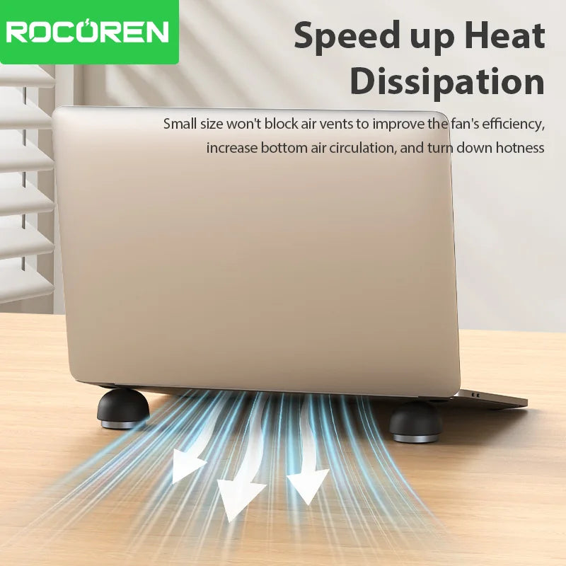 Rocoren Magnetic Laptop Stand & Mini Cooler for MacBook Pro/Air
