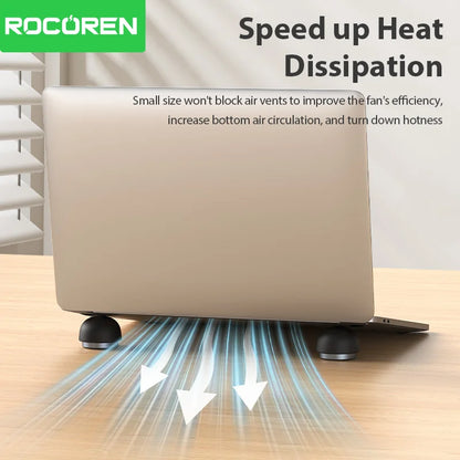 Rocoren Magnetic Laptop Stand & Mini Cooler for MacBook Pro/Air