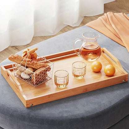 Multifunctional Folding Floor Desk – Laptop, Reading, Tea & Breakfast Tray Table
