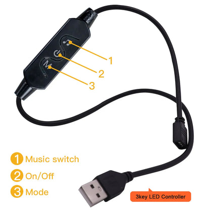 WiFi Bluetooth RGB COB LED Strip Light – 576 LEDs, 24/44 Key Remote, Flexible Tape Kit