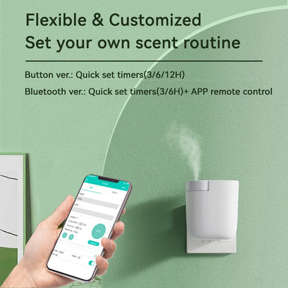 PDQ Plug-In Waterless Aroma Diffuser – Bluetooth Essential Oil Scent Machine