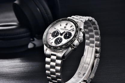 PAGANI DESIGN V5 Moon Men's Watch – Luxury Quartz Chronograph, Waterproof, Stainless Steel, 2026