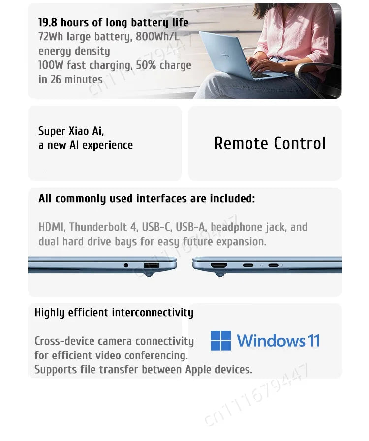 Xiaomi RedmiBook Pro 14 2026 – Intel U5-325H/U5-338H/U7-358H, 24GB/32GB, 1TB