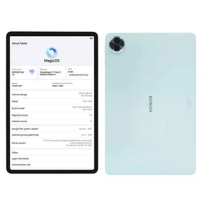 HONOR Pad 10 Global – 12.1" 2.5K Eye Comfort, Snapdragon 7 Gen 3, 10100mAh, MagicOS 9