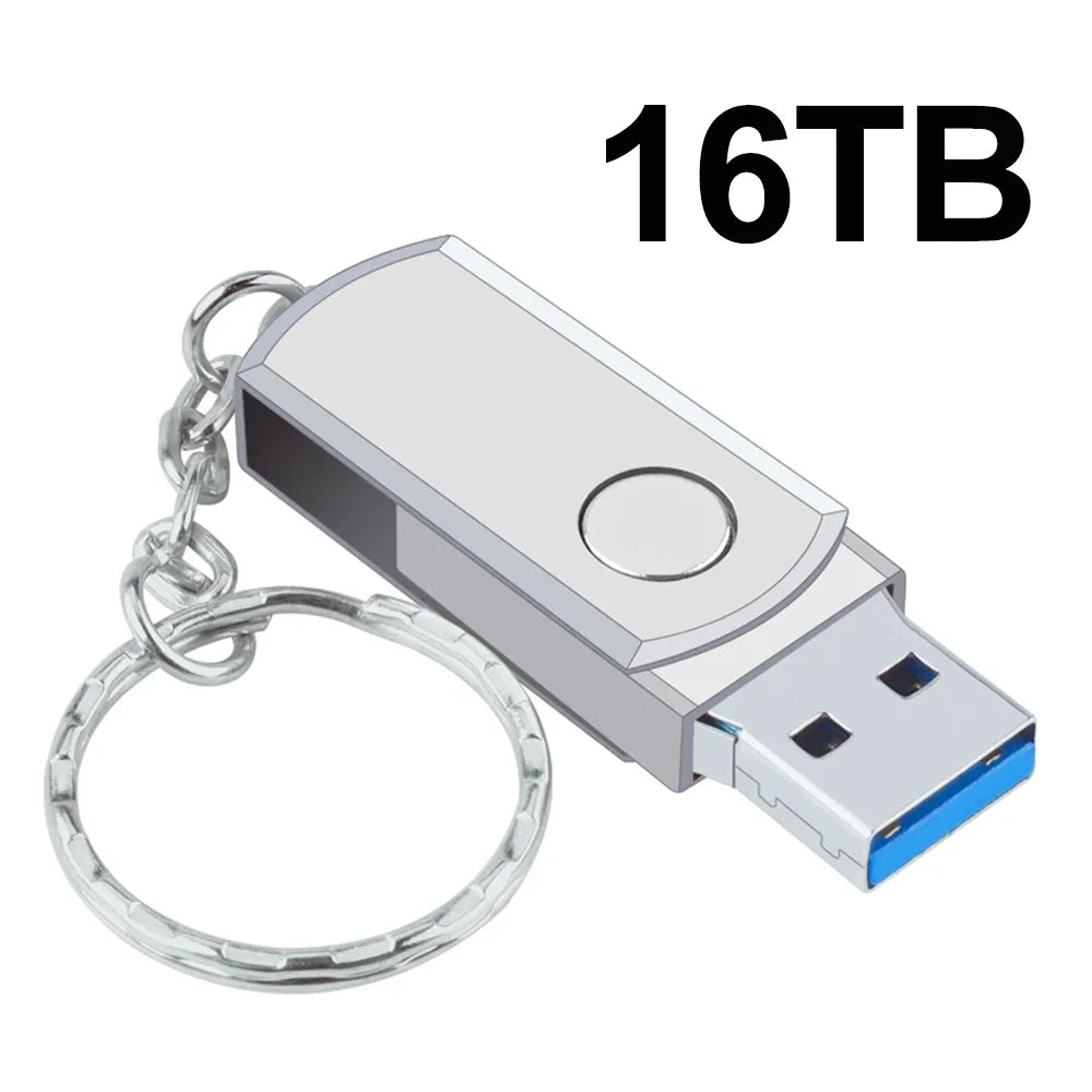 USB 3.0 Metal Flash Drive – 2TB / 4TB / 8TB / 16TB