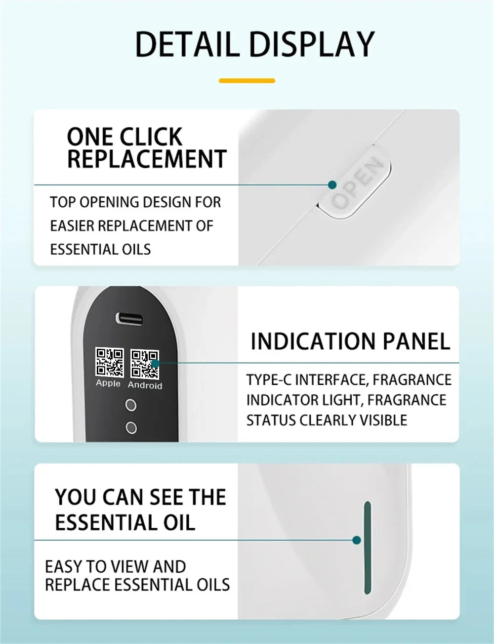 Hotel Scent Machine Aroma Diffuser – 200m³ Coverage, Bluetooth App Control