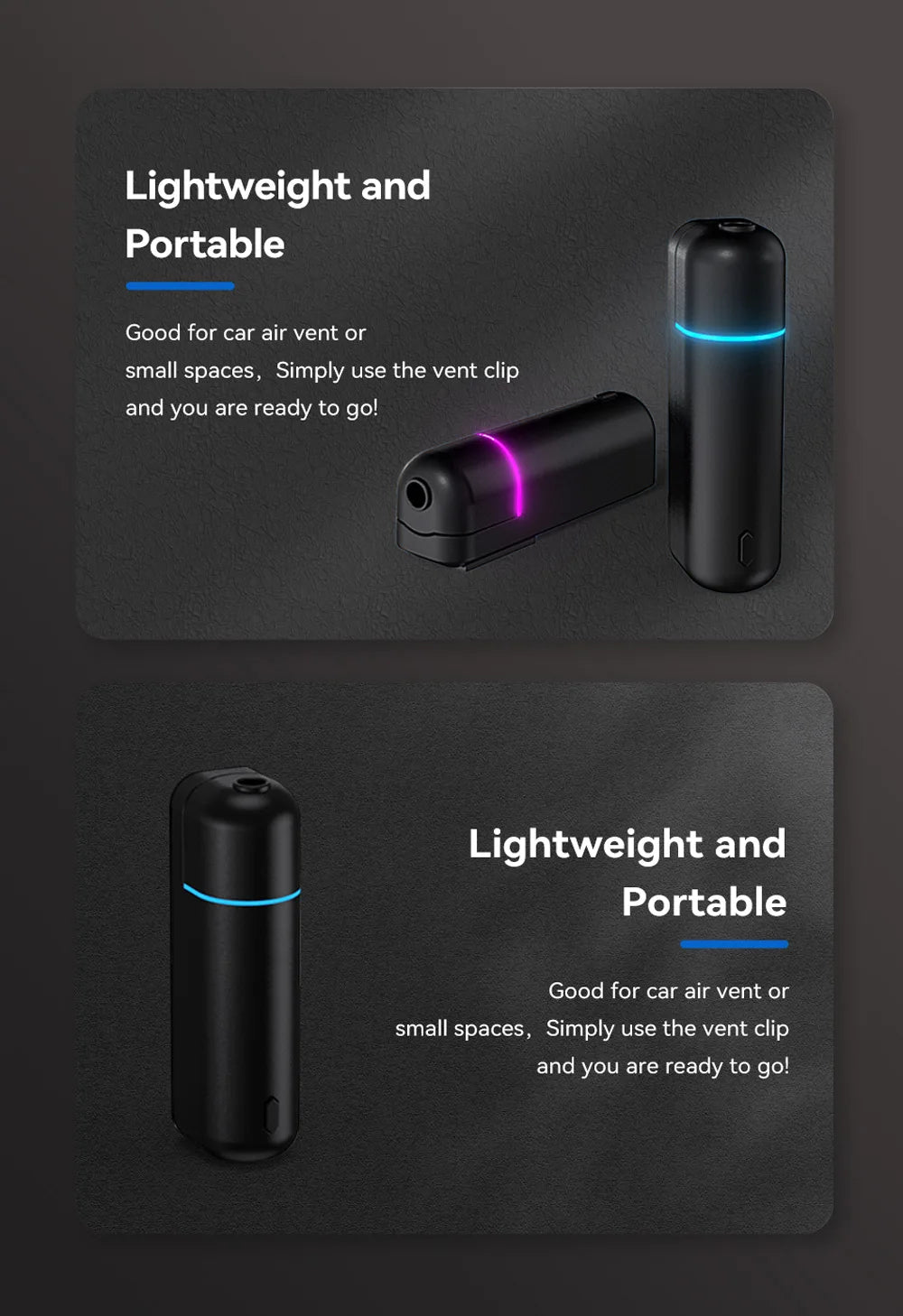 Electric Car Air Freshener & Aroma Diffuser – Essential Oil Fragrance for Cars