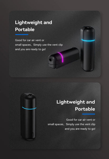 Electric Car Air Freshener & Aroma Diffuser – Essential Oil Fragrance for Cars