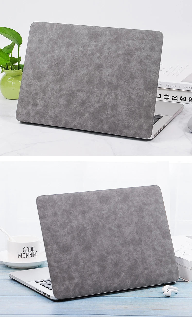 Anti-Scratch Waterproof Laptop Skin for MacBook Air 13 M1/M2, Pro 14/16 2021–2023 – PU Protector Film