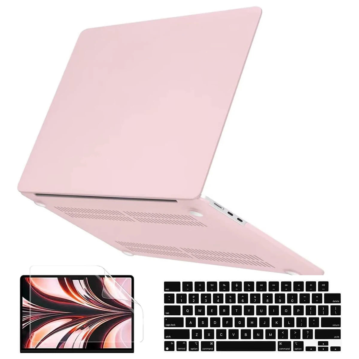 EGYAL MacBook Hard Case – Air 13/15, Pro 13/14/16, M1–M5, Crystal, Matte & Glitter Covers