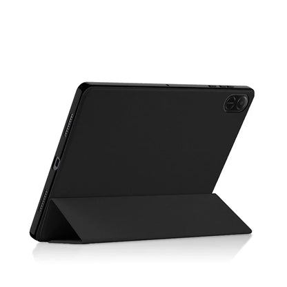Tablet Cases For HUAWEI HONOR Pad X8a 2024 NDL-W09 Tri-folding PU Leather Stand Cover For Honor Pad X8A 11" Soft TPU Back Shell