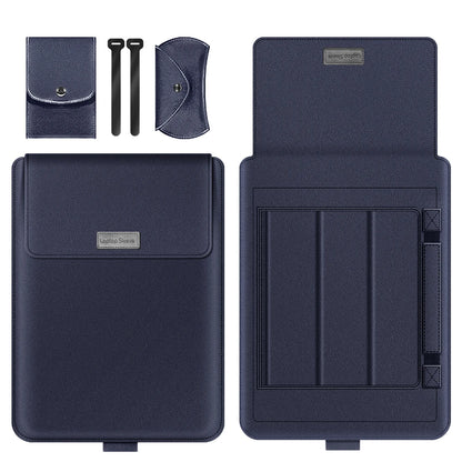 Laptop Sleeve Bag for MacBook Air 13 M4/M3/M2/M1, Pro 13/14/16, Huawei, ASUS, Dell – 11–16", PU Leather