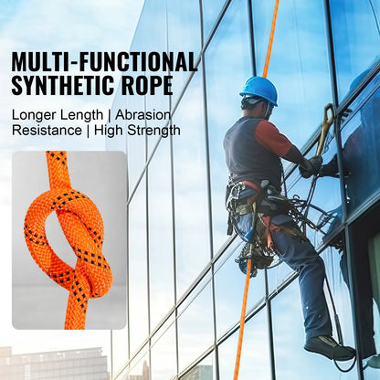 SucceBuy 120ft Double-Braided Polyester Rope | 4000 LBS