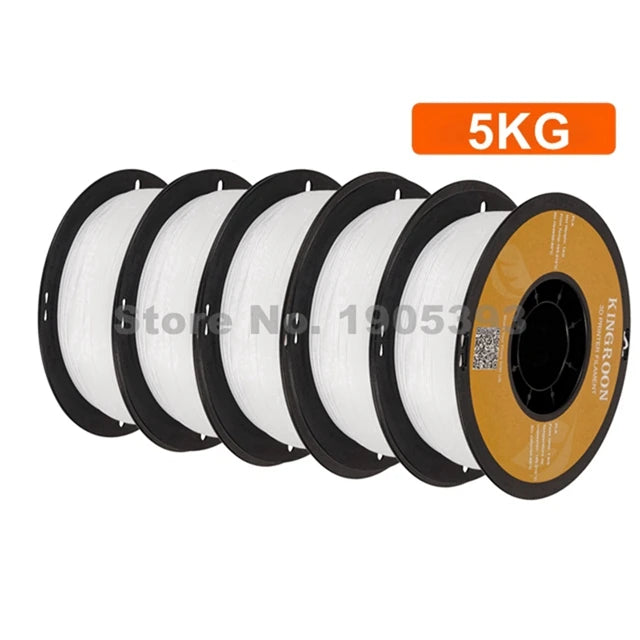 KINGROON PETG Filament 1.75mm – 5KG & 10KG Mixed Color Bundle