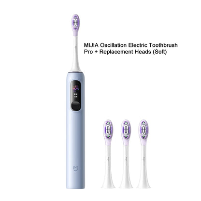 MIJIA Sonic Electric Toothbrush Pro – Smart 4 Modes, LED Screen, Travel Lock, IPX8, Long Battery Life
