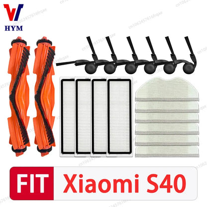 Xiaomi S40 / OV81 Robot Vacuum Spare Parts – Brush, Filter, Mop & Dust Bag