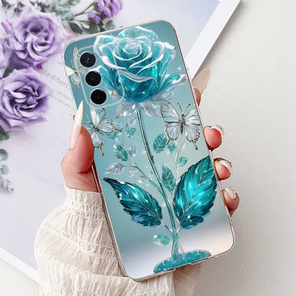 Luxury Painted Soft Silicone Case for Oppo A74 5G – Shockproof Back Cover
