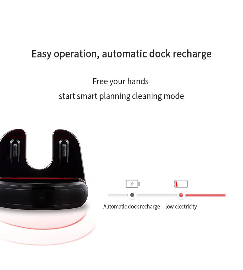5000Pa Robot Vacuum Cleaner 3-in-1 – Sweep, Vacuum & Mop, EU Plug