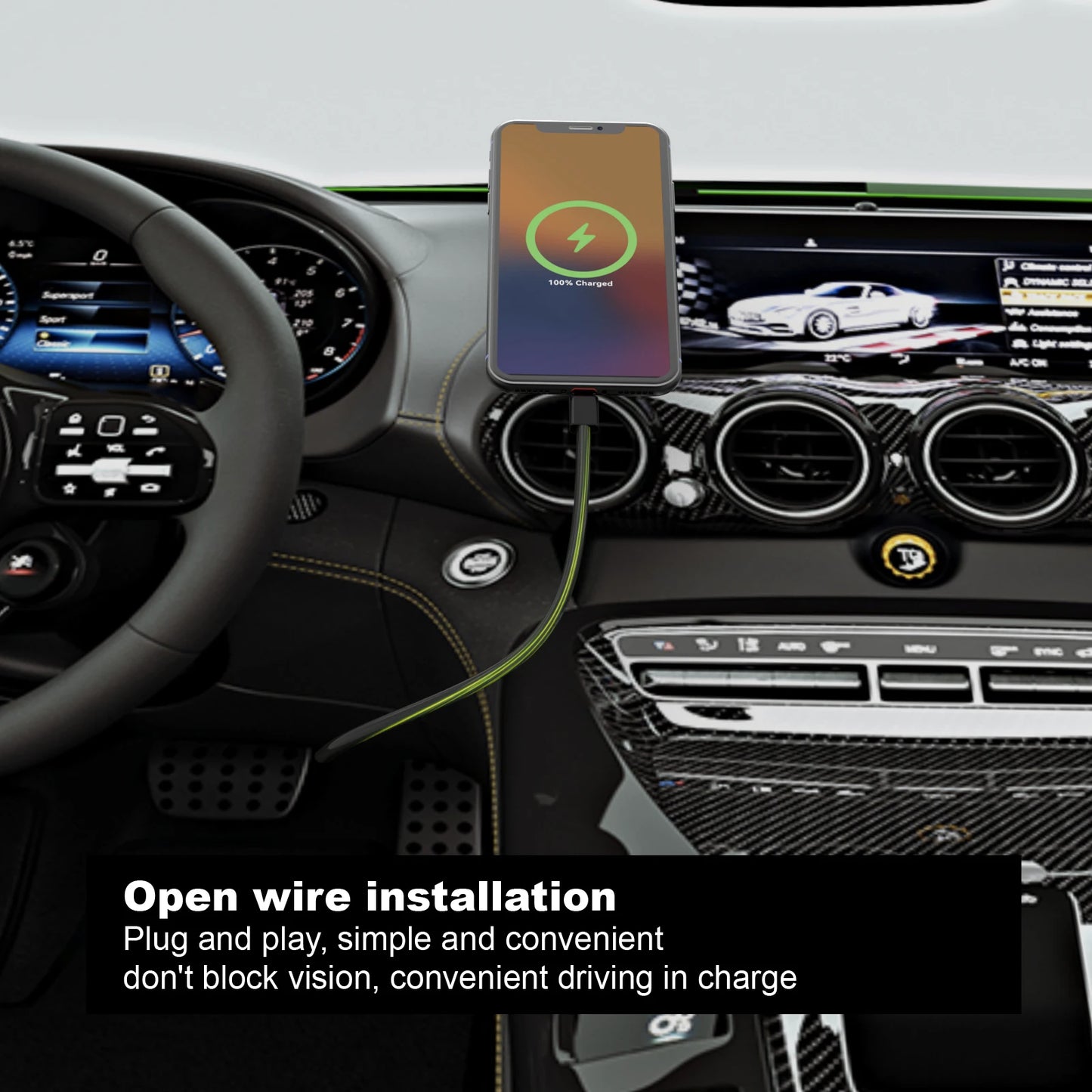 OBD2 Fuel Saving Chip Tuning Box | 2-in-1 Fast Charger & Power Booster for Petrol & Diesel Cars