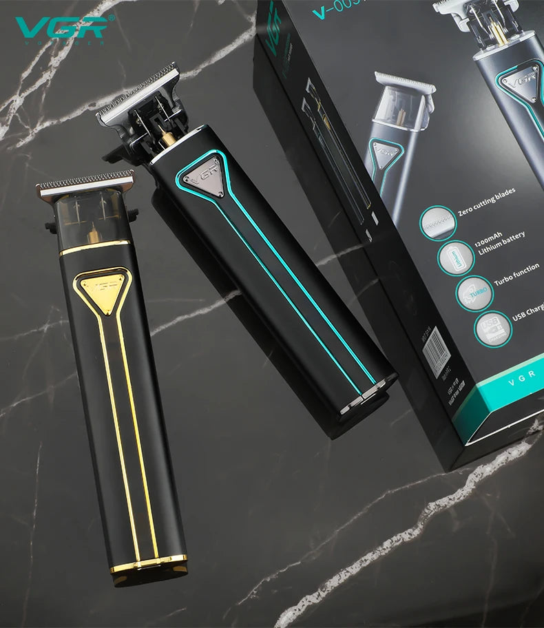 VGR T9 Hair Clipper V-009 – Professional Rechargeable Cordless Beard Trimmer & Haircut Machine for Men