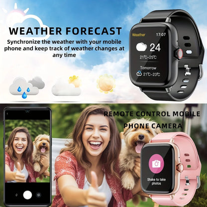 Smart Watch 2025 - 1.83" Display, Bluetooth Calling & Fitness Tracker for Men & Women