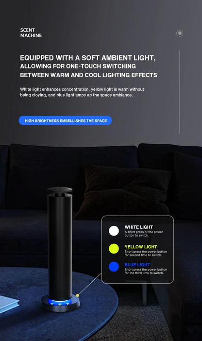 NAMSTE Smart Aroma Diffuser – Bluetooth & Button Control, EU Plug
