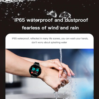 D18 Smart Watch – Waterproof Fitness Tracker with Heart Rate & Sleep Monitor