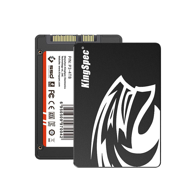 KingSpec SATA SSD 2.5" | 120GB–2TB | SATA III | 550MB/s | Internal SSD for Laptop & Desktop