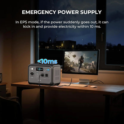 OUKITEL P800E Portable Power Station 800W | 512Wh LiFePO4 | Solar Generator