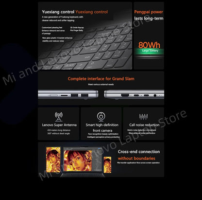 Lenovo Xiaoxin Pro16 2025 – AMD AI 7 H 350, 32GB DDR5, 1TB SSD, 16" 2.8K OLED 120Hz, Wi-Fi 7